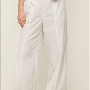 Women's White Wide-Leg Pants